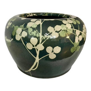 Antique Large Japanese Celadon Planter Jardiniere For Sale