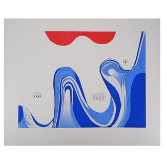 Louise Bourgeois, Landscape at the Lake, Original Etching For Sale
