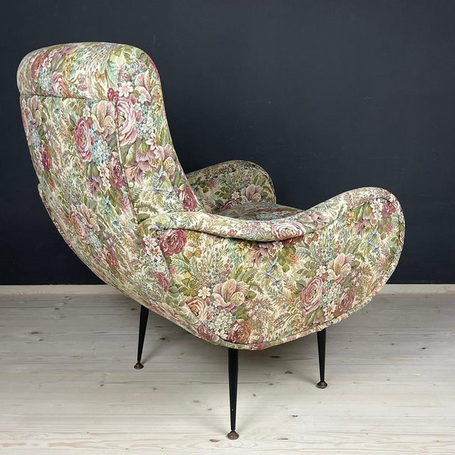 1960s Mid-Century Modern Lady Armchair attributed to Marco Zanuso, Italy, 1960s For Sale - Image 5 of 15