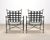 Pair of Mario Papperzini Amalfi Iron Lounge Chairs and Ottomans For Sale - Image 14 of 18