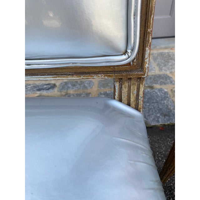 Late 19th Century Set of 6 Louis XVI Dining Chairs For Sale - Image 4 of 17