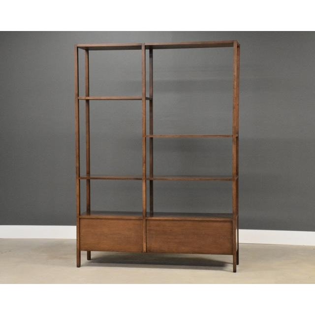 A mid century modern solid maple sideboard, credenza wall unit designed by Paul McCobb for Winchendon‘s Planner Group. Two...