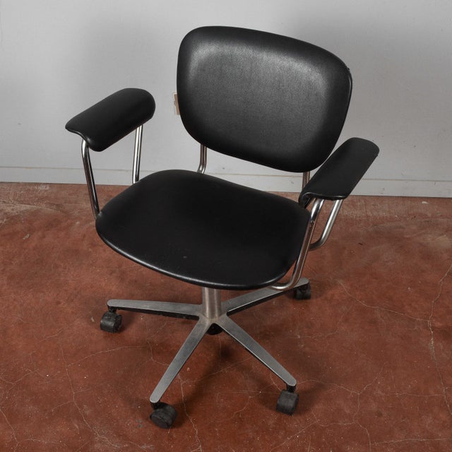 Vintage Swivel Desk Chair For Sale - Image 6 of 8