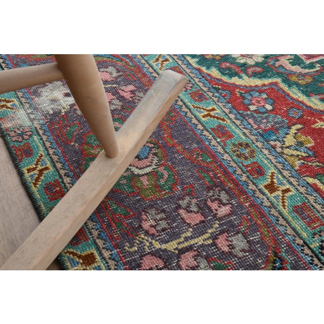 1970s 1960s Vintage Persian Red Handwoven Oversized Rug For Sale - Image 5 of 11