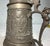 1900 - 1909 Antique Ornate 1900 Figural German Pewter Lidded Engraved Relief Beer Stein Mug For Sale - Image 5 of 15