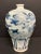 Chinese Late 20th Century Chinese Art Blue and White Porcelain Vase With Dragon Design For Sale - Image 3 of 8
