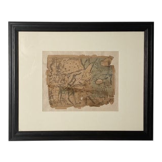 Virginia City Map, Circa 1850 For Sale