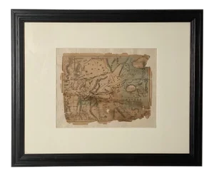 Virginia City Map, Circa 1850
