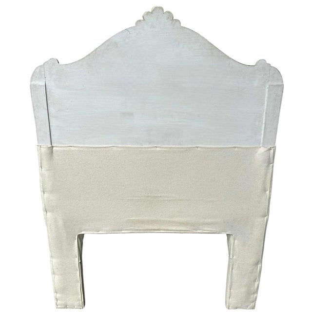 Mid 20th Century French Twin Padded Headboards - A Pair - Vintage Mid 20th Century For Sale - Image 5 of 6