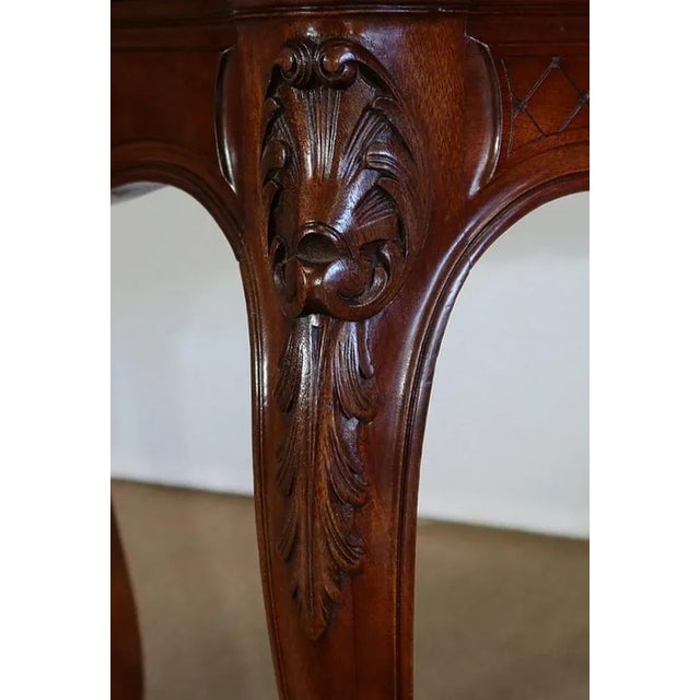 Louis XV Style Massive Mahogany Middle Table, 19th Century For Sale - Image 11 of 18