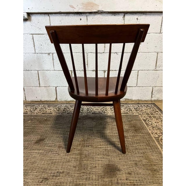 Mid 20th Century Mid 20th Century Willett Furniture Mid Century Farmhouse Style Spindle Back Dining Chairs - Set of 4 For Sale - Image 5 of 12
