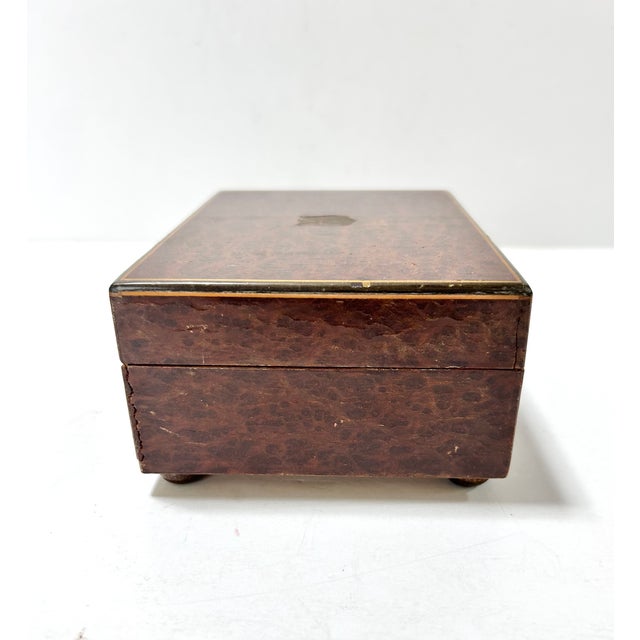 Vintage Reuge Sainte-Croix Swiss Music Box in Burl Wood Case, Working For Sale - Image 4 of 17
