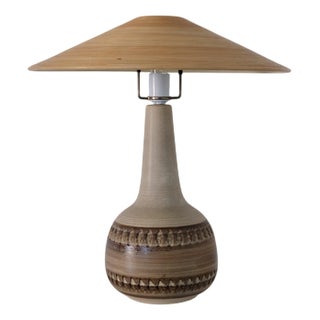 Stoneware Table Lamp from Søholm, Denmark, 1960s For Sale