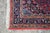 Vintage Hand-Knotted Wool Oriental Medallion Rug Crimson Red Indigo Blue 3 X 5' For Sale - Image 6 of 12