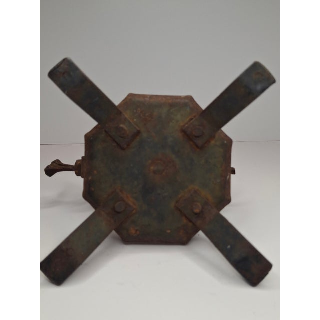 Rare 18th/19thC Hand-Forged Wrought Iron Wax Jack For Sale - Image 12 of 18