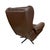 Mid-Century Modern Mid 20th Century Swedish Leather Armchairs by Lystolet For Sale - Image 3 of 5