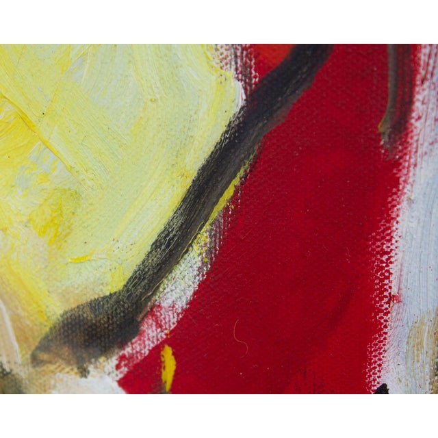 Late 20th Century Abstract Oil on Canvas Painting by James L. Bruch For Sale - Image 5 of 9