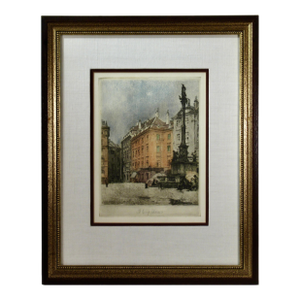 Luigi Kasimir Vienna C. 1930 Original Print