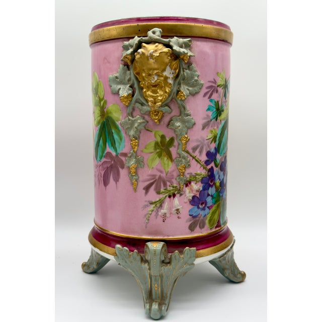 Antique French Porcelain Jardiniere For Sale In New York - Image 6 of 10