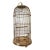 Large Vintage Indian Brass Bird Cage For Sale
