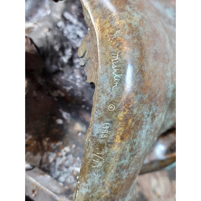 Nancy Mishkin - Nude Female in Yoga Pose -Bronze Sculpture For Sale - Image 12 of 12