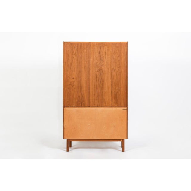 Pair Mid-Century Swedish Modern Teak Bookcase Cabinets, 1960s For Sale - Image 18 of 18