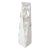 White Marble & Mother of Pearl Candle Holder - Large For Sale