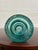 Glass Vintage Hemingray 40 Aqua Teal Glass Insulator For Sale - Image 7 of 7