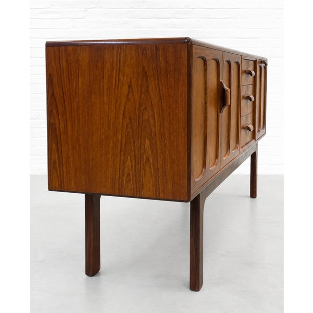 Mid Century Modern Teak Credenza by G-Plan, Made in England, C. 1960’s | Long Sideboard Buffet For Sale - Image 14 of 17