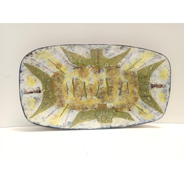 Large Earthenware Artistic Wall Panel, 1959 For Sale - Image 15 of 15