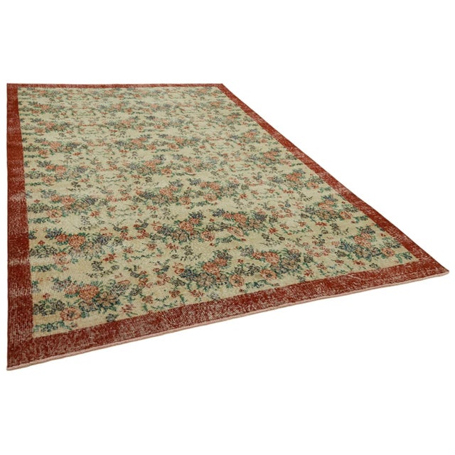 Type Weft & Warp Thickness Approx Vintage carpets are produced of 30 - 70 years old and traditional hand knotted Turkish...