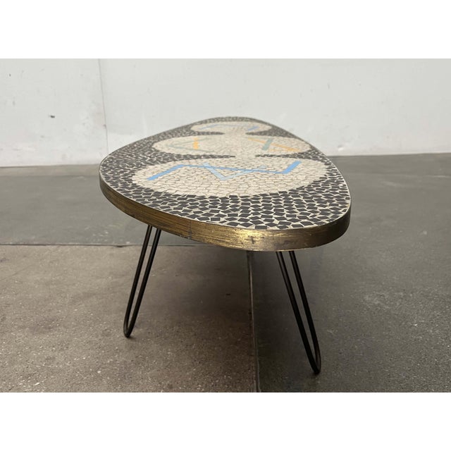 Mid-Century German Mosaic Couch Table from Berthold Müller Oerlinghausen, 1960s For Sale - Image 4 of 18