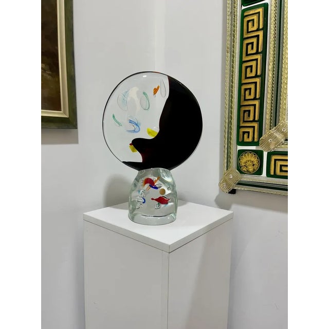 Lovely contemporary disc. Well designed with beautiful colors. Signed.