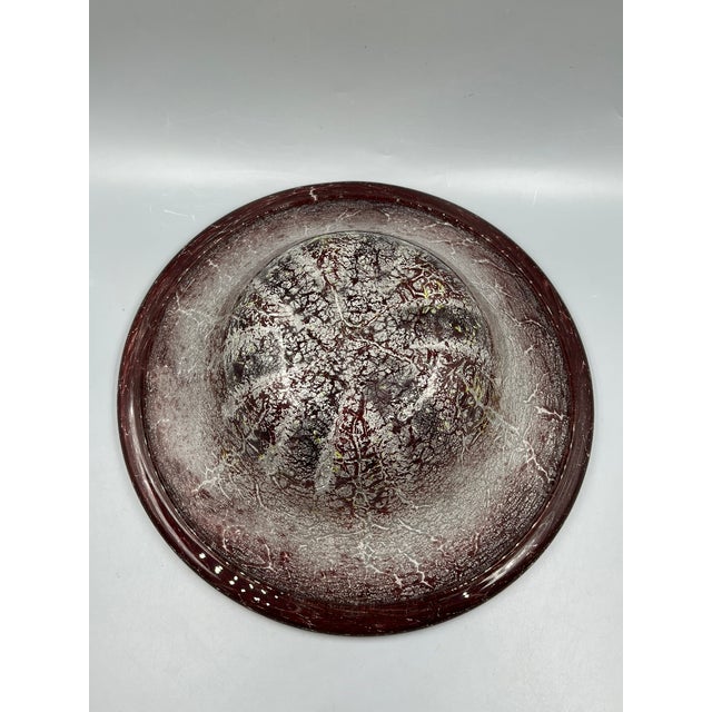 Vintage Art Deco Glass Bowl by Karl Wiedmann for WMF, 1930s For Sale - Image 9 of 13