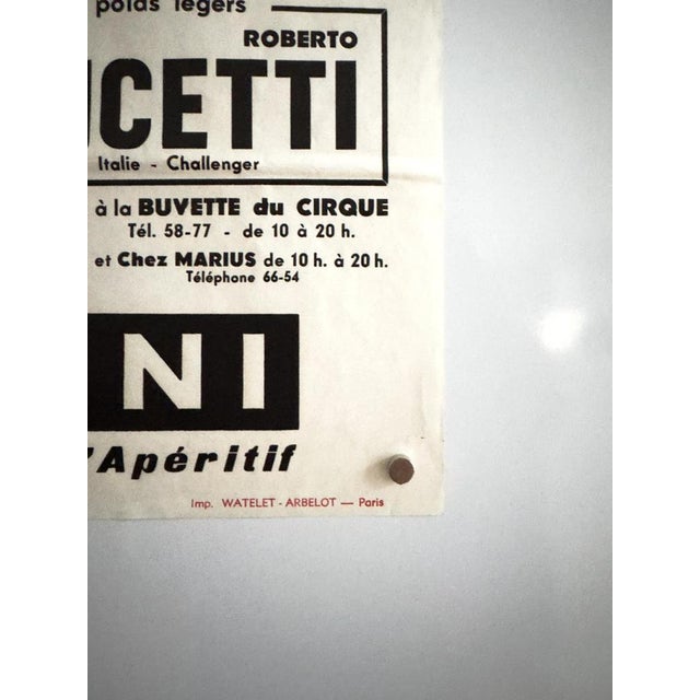 Beige Catch Amiens 1960 Original Wrestling Poster For Sale - Image 8 of 9