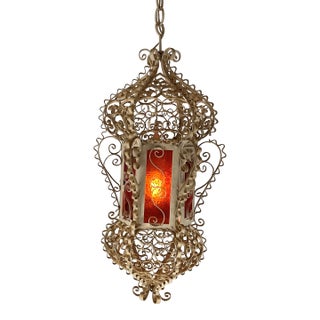 1930s Italiam Filagree Lantern For Sale