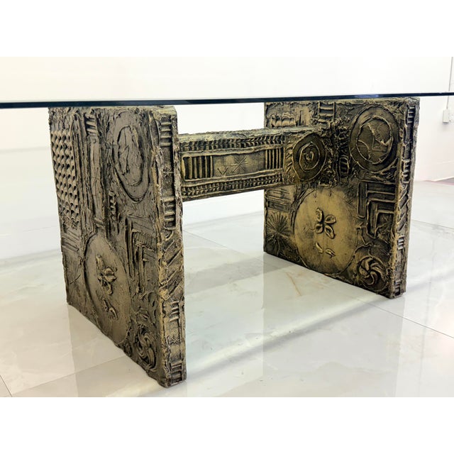 Adrian Pearsall Cast Goopy Sculptured Brutalist Dining Table, 1960's For Sale In Las Vegas - Image 6 of 6