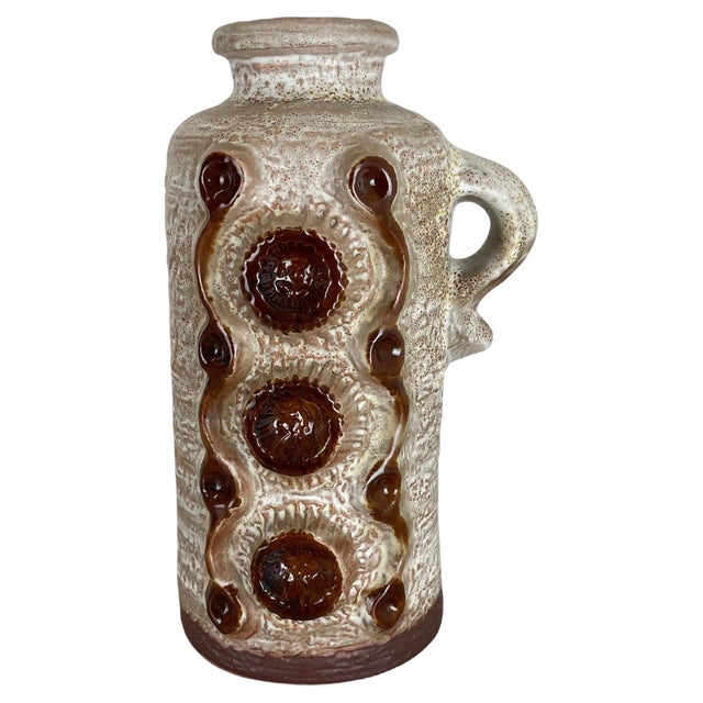 Fat Lava Brutalist Ceramic Vase by Heinz Siery for Carstens Tönnieshof, Germany, 1970s For Sale