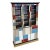 1980s Enlightenment Colored Glass Bookcase, 1980s For Sale - Image 5 of 10