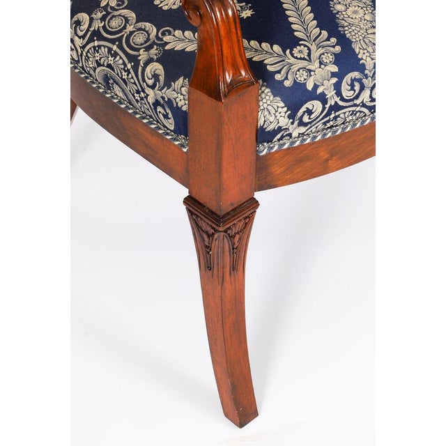 Wood Antique Italian Neoclassical Giltwood Armchairs, 1890s, Set of 2 For Sale - Image 7 of 18