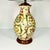 1980s Boho Chic Rustic European Italian Tuscany Style Ceramic Handpainted Flora Table Lamp With New Shade For Sale - Image 9 of 18