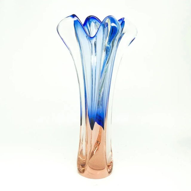 Postmodern Vase from Chribska Glassworks, Czechoslovakia, 1930s For Sale - Image 11 of 11