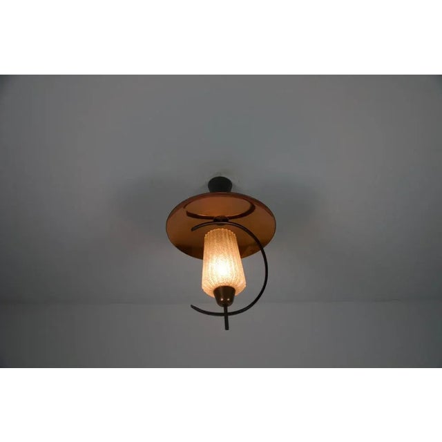 1960s Mid-Century Copper Sputnik Ceiling Lamp, Italy, 1960s For Sale - Image 5 of 13