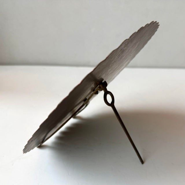 Metal Vintage Embossed Brass 100-Year Perpetual Calendar Volvelle Spinner For Sale - Image 7 of 10