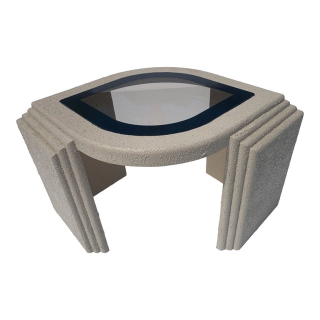 Postmodern 1980s Eye Shape Side Table For Sale In Miami - Image 6 of 8