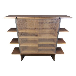 Angle Cabinet attributed to Francesco Binfare for Cassina, 1980 For Sale