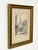 A wonderful vintage original etching by George Oberteuffer (1878 - 1940). Signed, reframed in a nicely distressed gold...