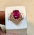 10 Carat Oval Cut Natural Pink Tourmaline 14 Karat Yellow Gold Ring For Sale - Image 18 of 18