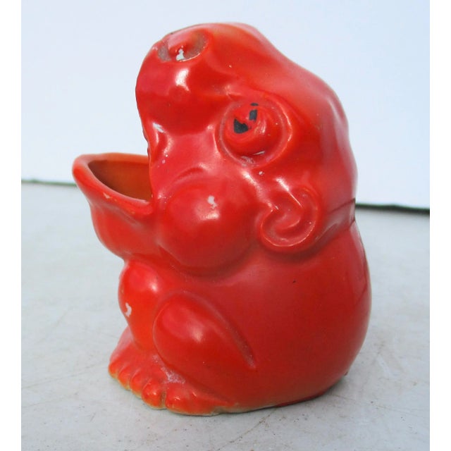 Vintage 1920s' Ceramic Happy Happy Hippo For Sale - Image 9 of 9