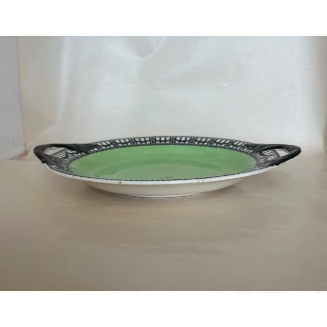 Ceramic Vintage Art Deco Royal Worcester Porcelain Dessert Service - 7 pcs For Sale - Image 7 of 15